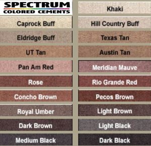 Spectrum Colored Cement Swatch